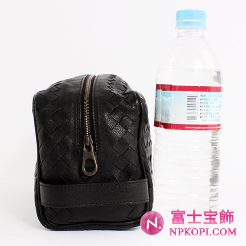 Bottega Veneta/ボッテガ・ヴェネタ カーフレザー セカンドバッグ ブラック 174361V61411000